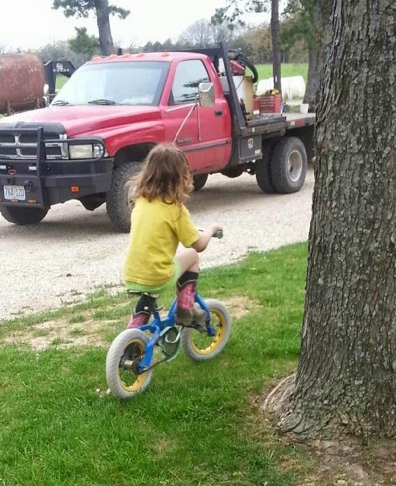 Because Momma D Says Training Wheels Not Necessary
