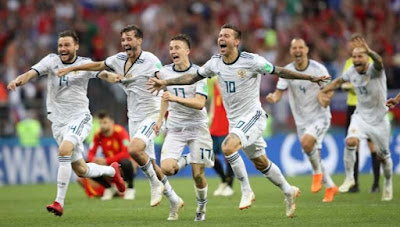 Rússia elimina a Espanha na Copa do Mundo