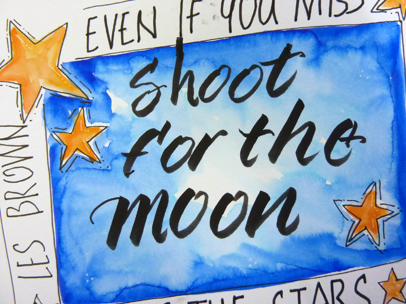 The Creative Spirit Shoot For The Moon