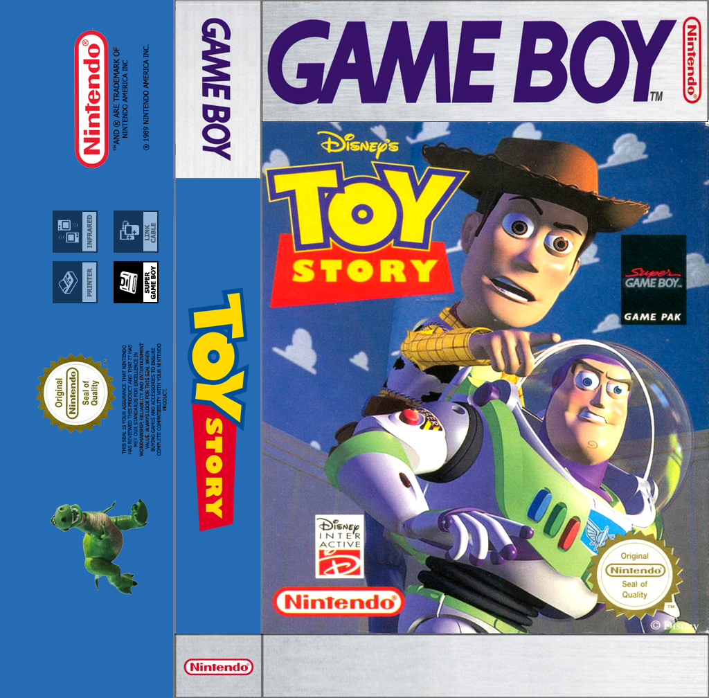 Solo una partida mas Toy story Game boy cassette cover