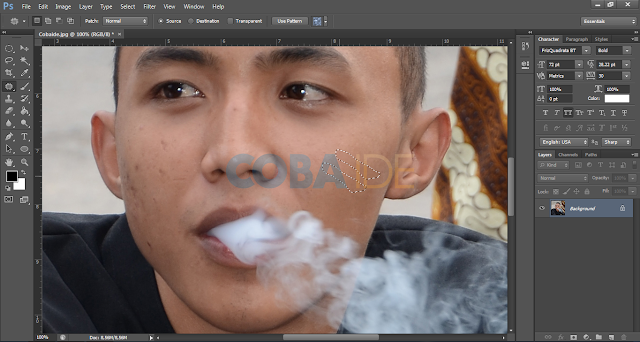 cara menghilangkan jerawat di foto dengan photoshop cara cepat menghilangkan jerawat