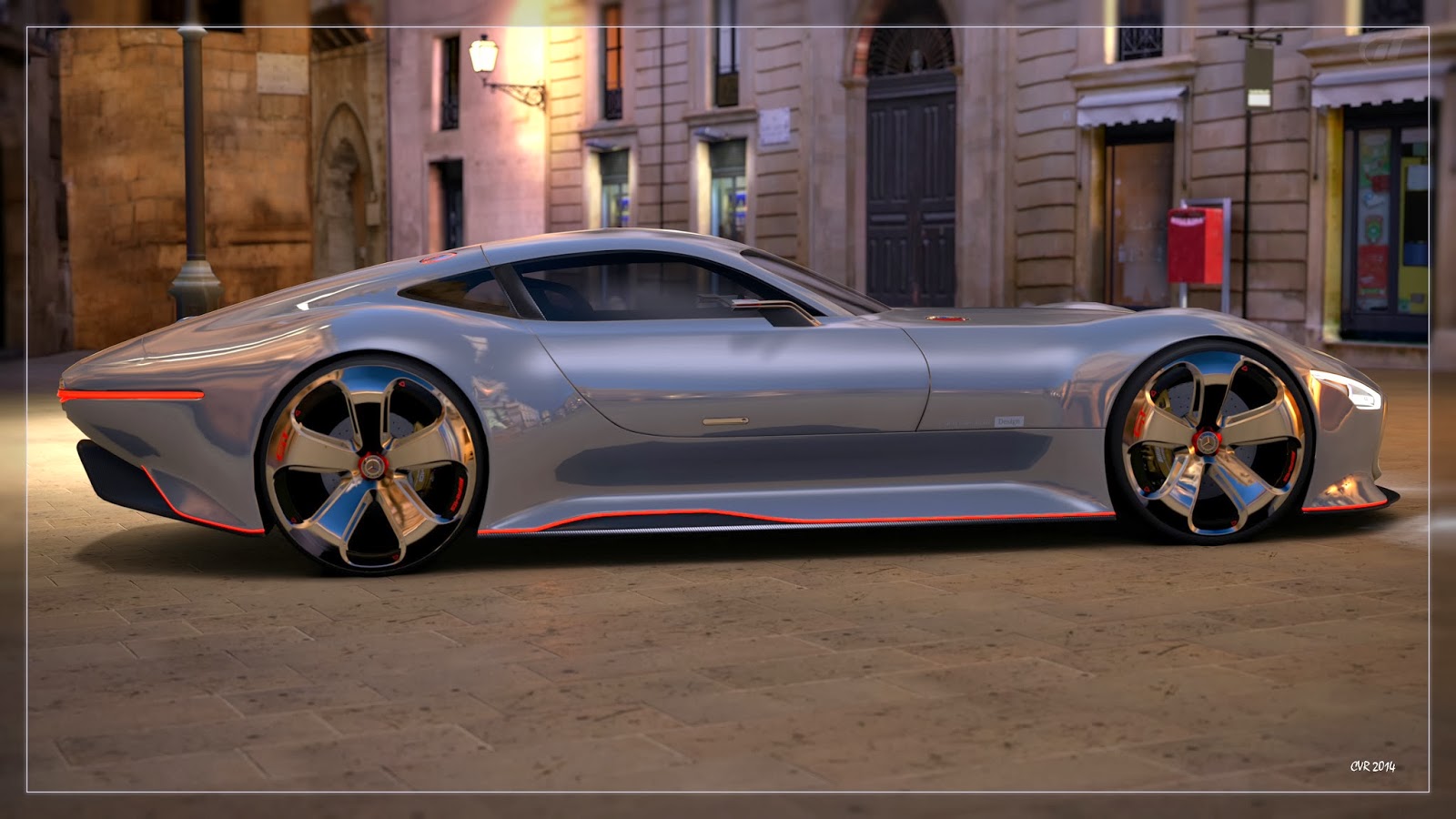 Mercedes AMG Vision Gran Turismo Justice League