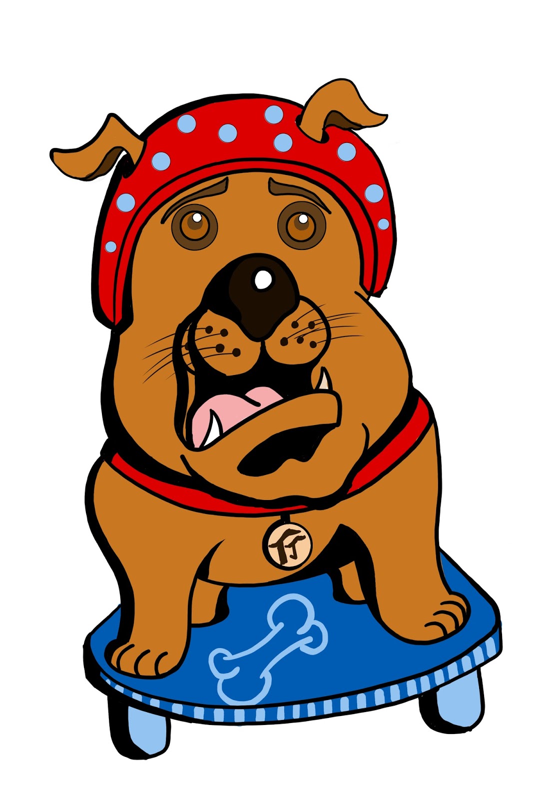 cartoon Bull-Dog