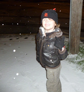 Boy in snow
