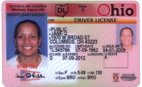 ohio license driver real drivers example la vie far america so revamp when point putting face forward pink passport change