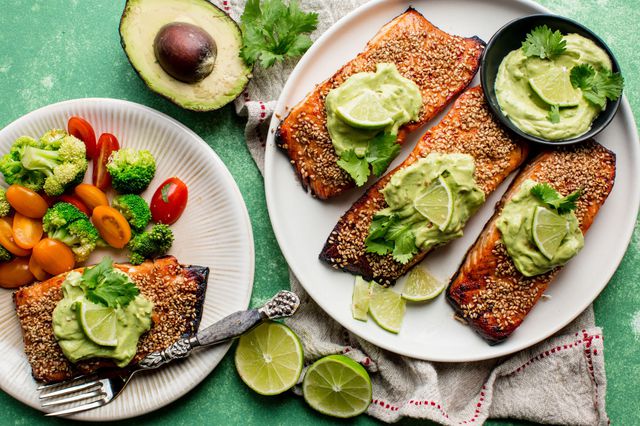 Creamy Avocado Lime Salmon Creamy Avocado Lime Salmon