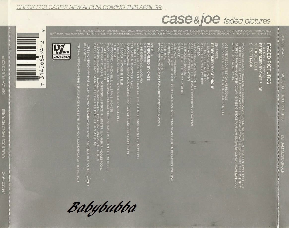 BabyBubba's Stash Case & Joe ‎ Faded Pictures