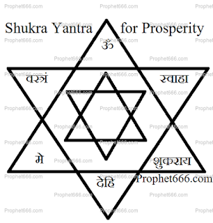 Shukra Yantra for Auspiciousness, Money and Wealth