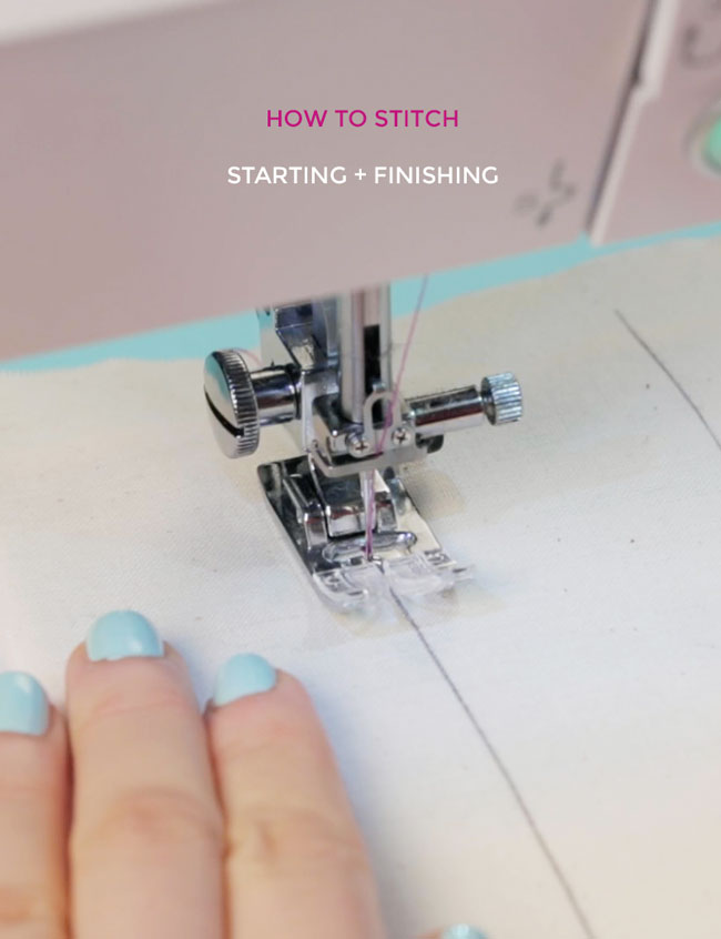 How to Stitch pt 1 - starting and finishing your stitching - Tilly and the Buttons