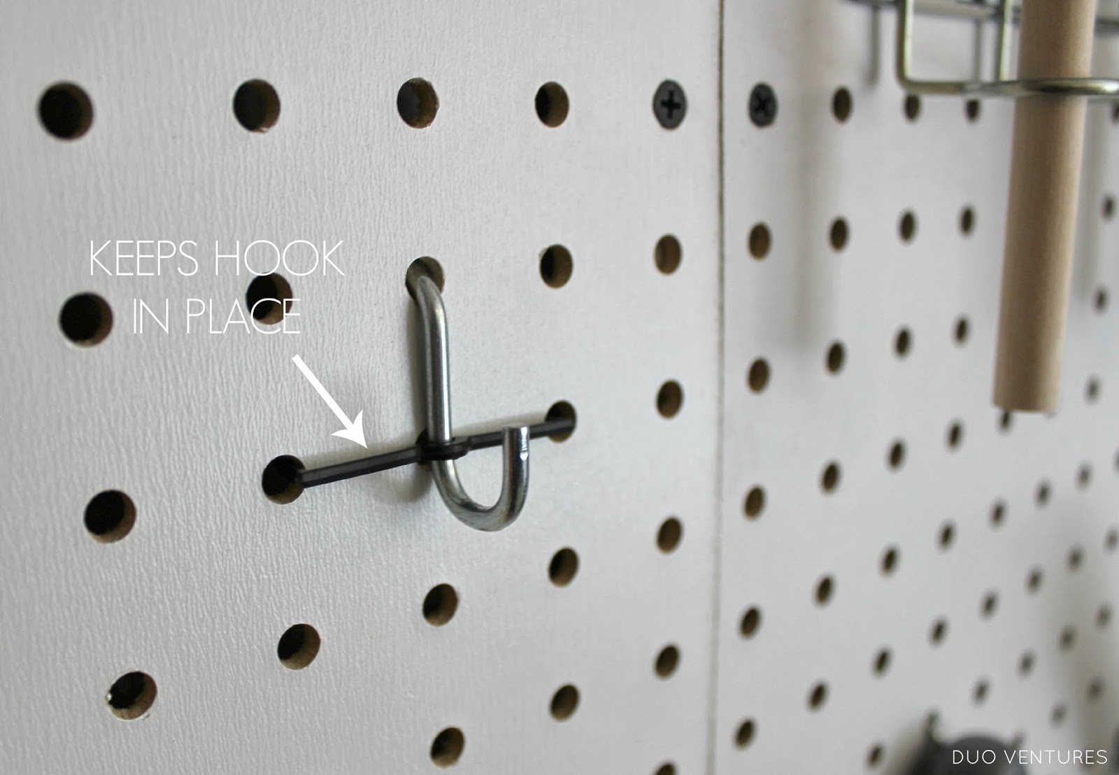 Duo Ventures: Organizing: Tool Pegboard