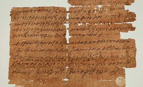 Papiro antiguo hace referencia a la Última Cena