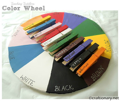 color wheel toddlers learning blog