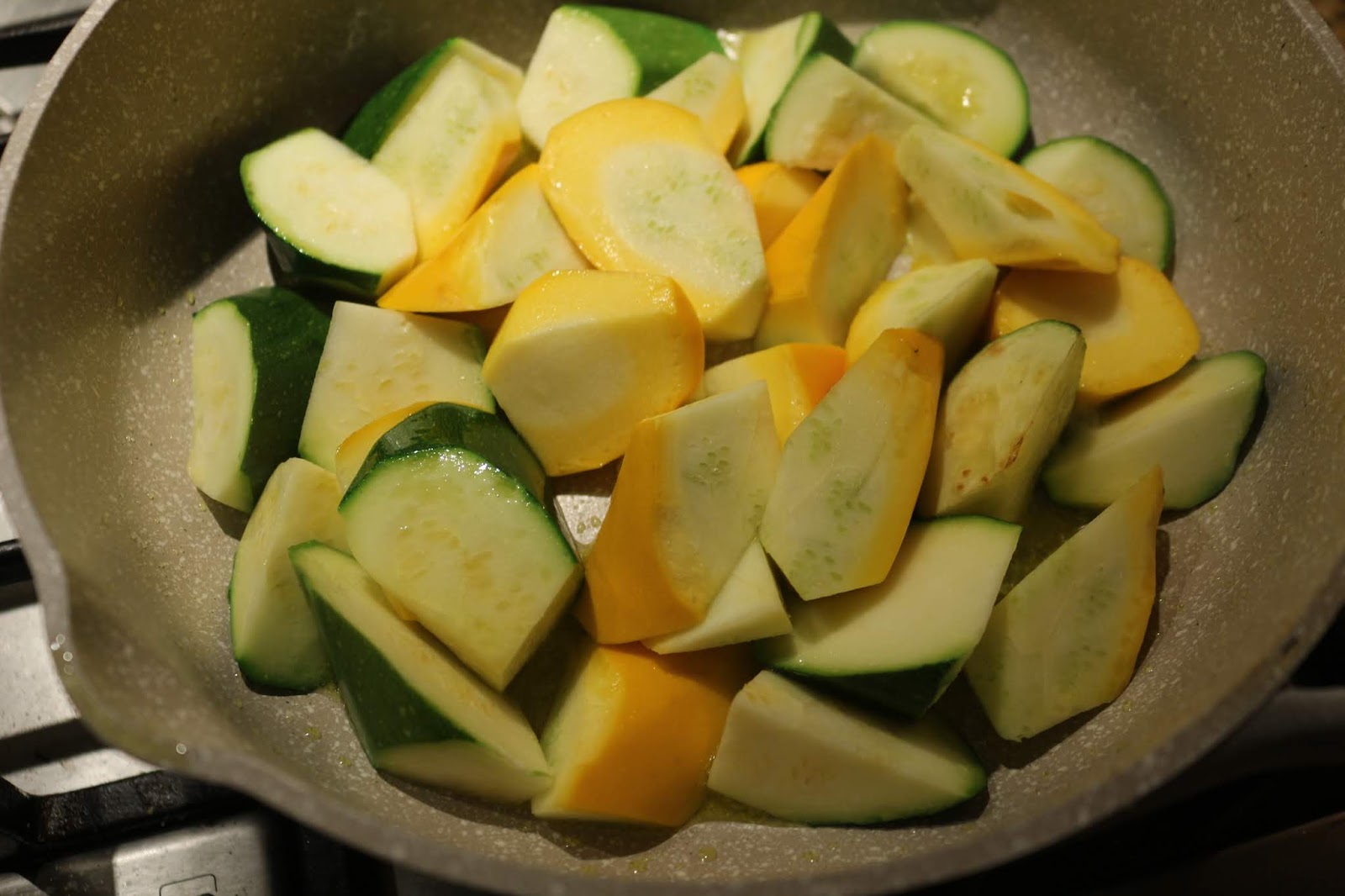 Eggplant Summer Squash and Chickpea Curry