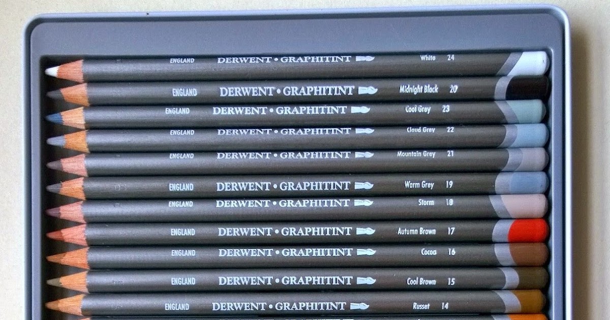 Supplies Derwent Graphitint Pencils Larkspur Studio