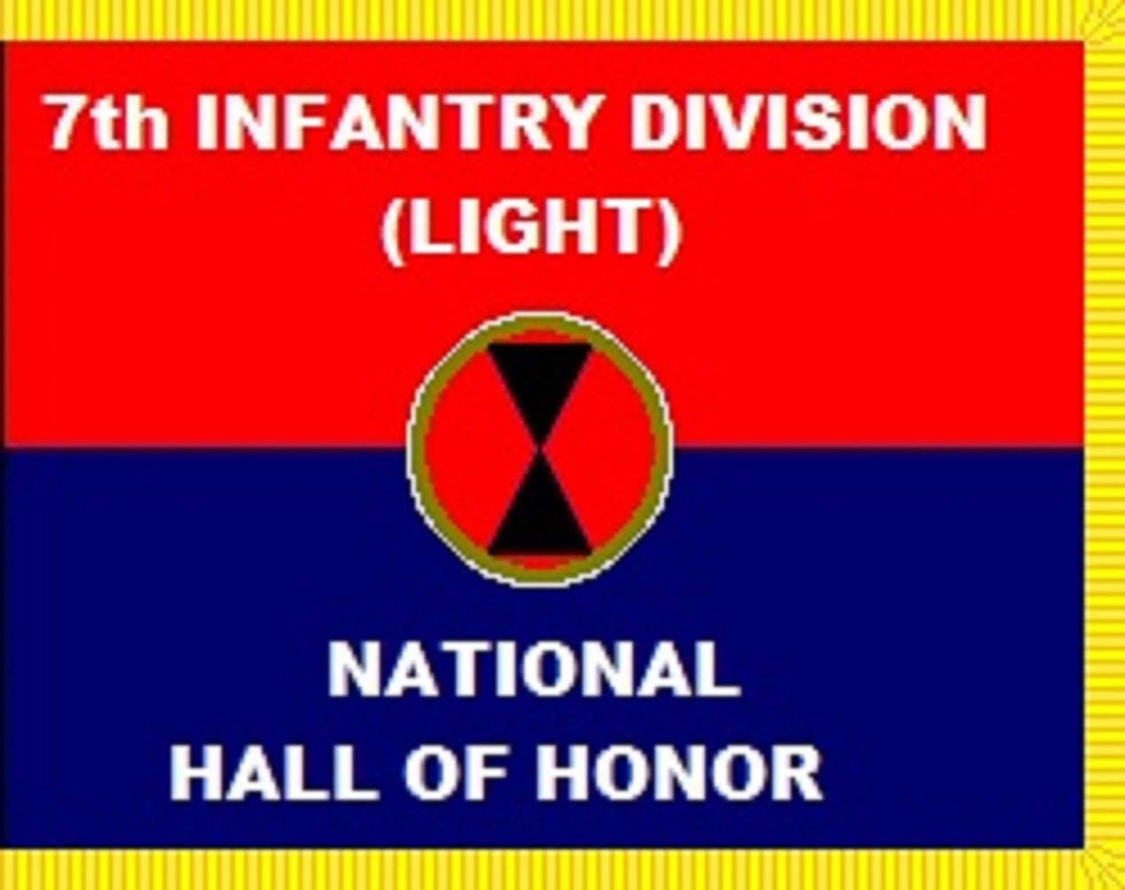 7th INFANTRY DIVISION  LIGHT)  NATIONAL HALL OF HONOR