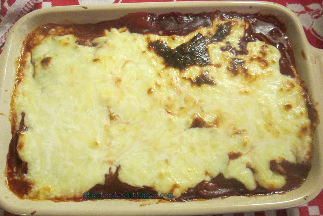 Hamburg kocht!: Überbackener Tafelspitz in Rotwein-Tomaten-Sauce mit ... Hamburg kocht!: Überbackener Tafelspitz in Rotwein-Tomaten-Sauce mit ...