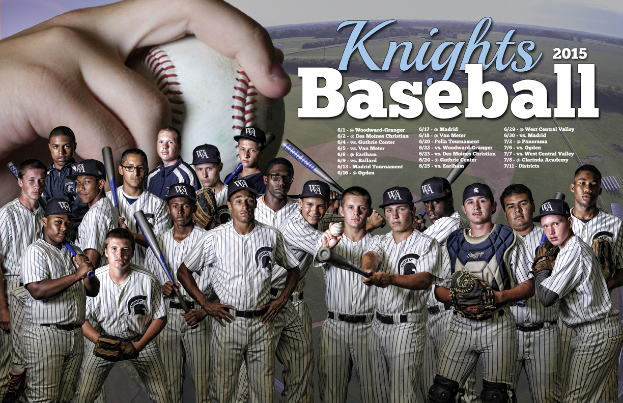 Woodward Academy Knights Baseball Poster 2015
