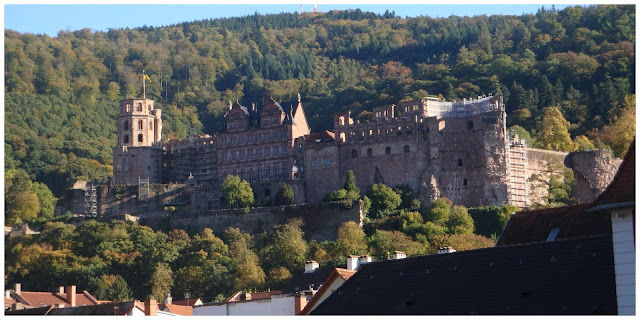 Castelo de Heidelberg visto da Alte Brücke