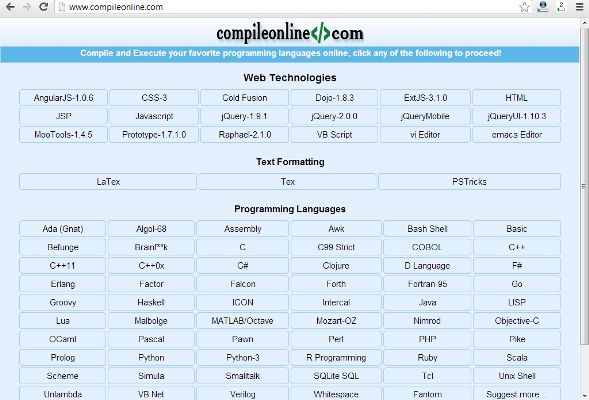 Online Compilers: The Top 5 Websites to Write, Compile and Run Programs Online
