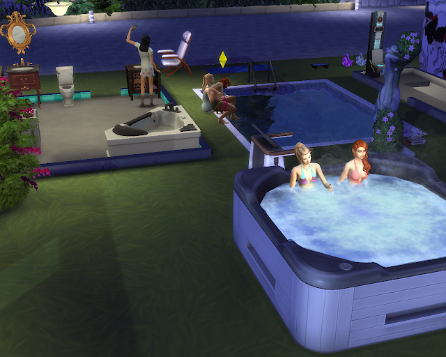 The Best Games Ever The sims 4 Jacuzzi Time