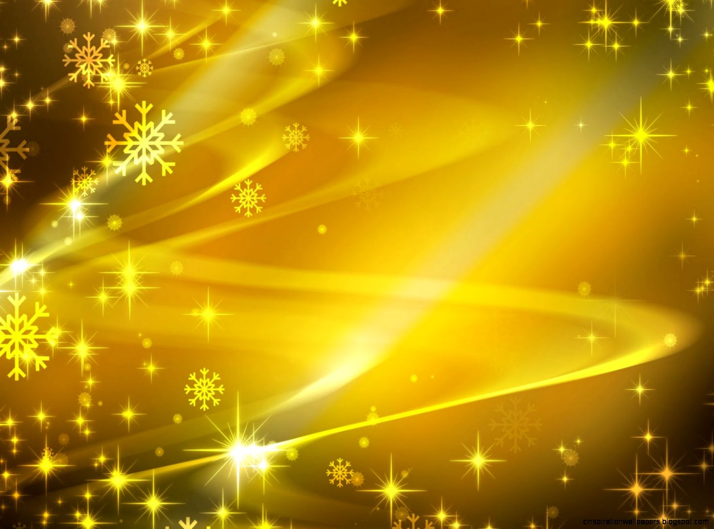 Yellow Christmas Background Desktop