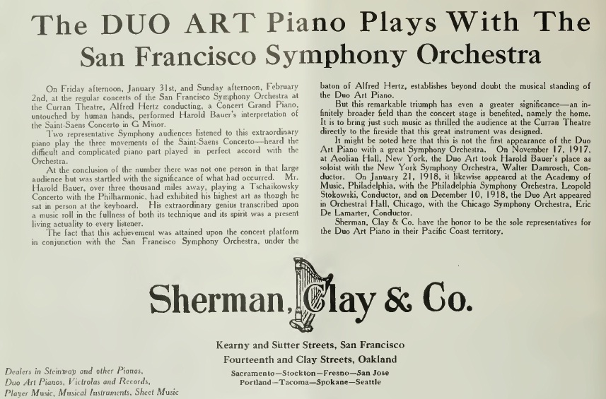 sherman-clay aeolian player piano sherman-clay aeolian player piano
