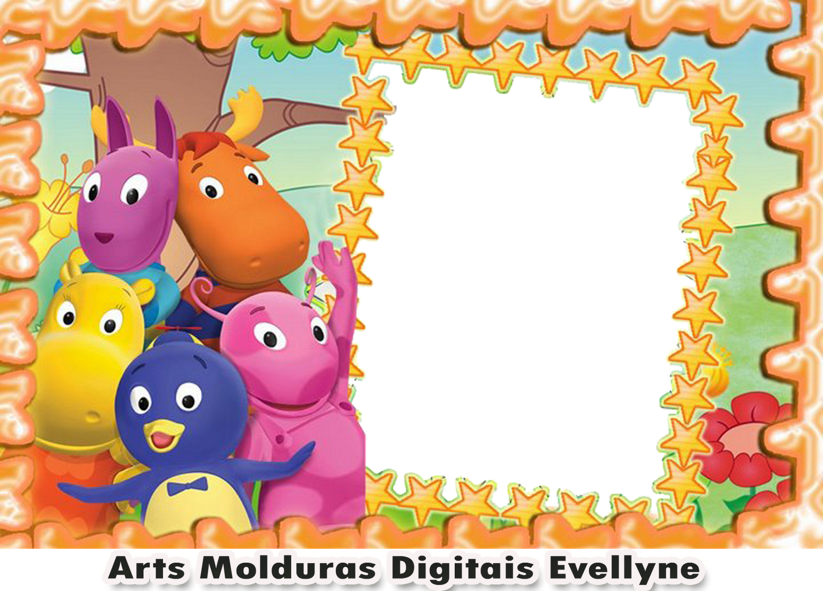 Arts Molduras Digitais Evellyne: Backyardigans