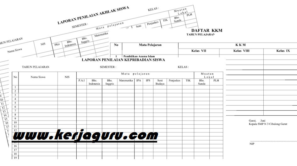 Format Penilaian Akhlak Dan Kepribadian