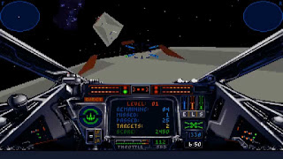 Original cockpit screenshot of Xwing for PC