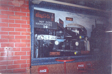 Cotton Club mural y ladrillos imitacion
