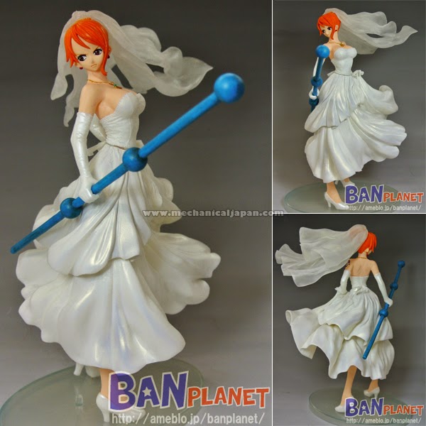 One Piece Nami Wedding Dress Ver. SCultures BIG Zoukeiou Chojho