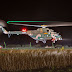 Chinese Mil Mi-17 Military Transport Helicopter Conducting Night Operations