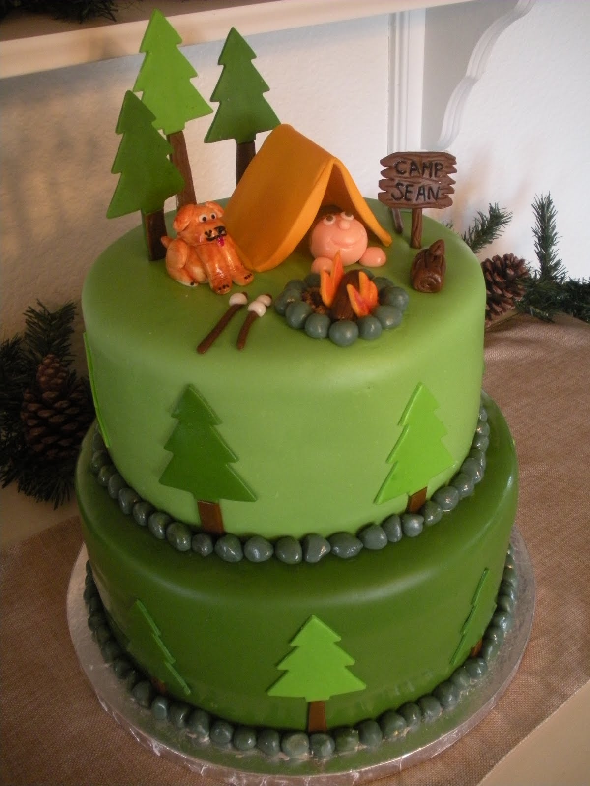 COUNTRY COTTAGE NEEDLEWORKS Sean's Camping Party