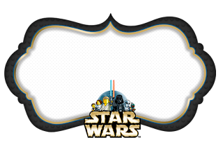 Star Wars Lego: Etiquetas para Candy Bar para Imprimir Gratis. Toppers o Etiquetas de Star Wars Lego para imprimir gratis.