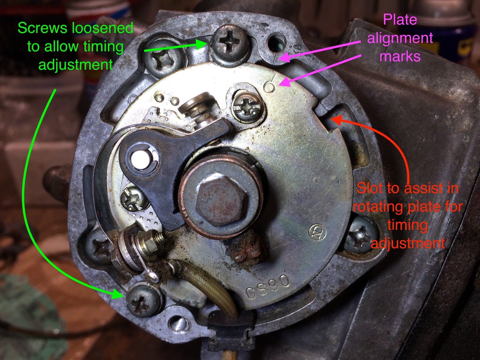 The Basic Sequence and Process to Set or Adjust your Honda CT90 Timing