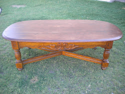 solid oak table...SOLD