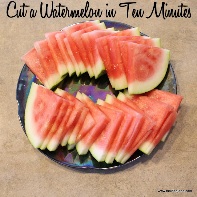 Cut a Watermelon in Ten Minutes