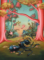 surrealism lampe brow low travis pop lowbrow artists illustration blab artist visit