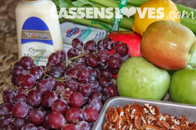 lassensloves.com, Lassen's, Lassens, waldorf+salad, grapes, apples, salad