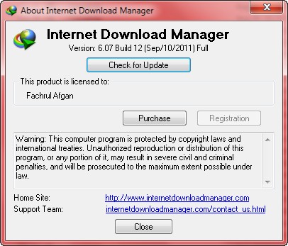 Internet Download Manager 6.07 Build 12
