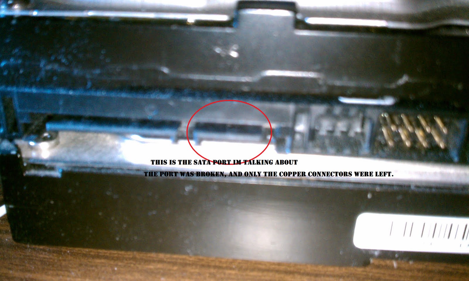 Briand354 tech blog How to fix a broken SATA port on a DVD drive or