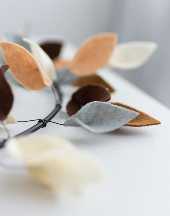  Diy Corona para adornar la pared en otoño