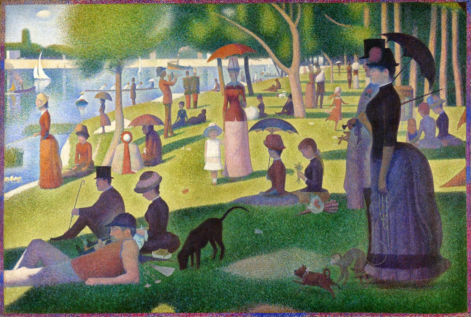 Una Domenica Pomeriggio All'isola Della Grande Jatte kART à voir: n°033 Un dimanche après-midi à l'Île de la Grande Jatte