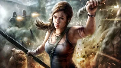 Lady Lara Croft HD Wallpaper