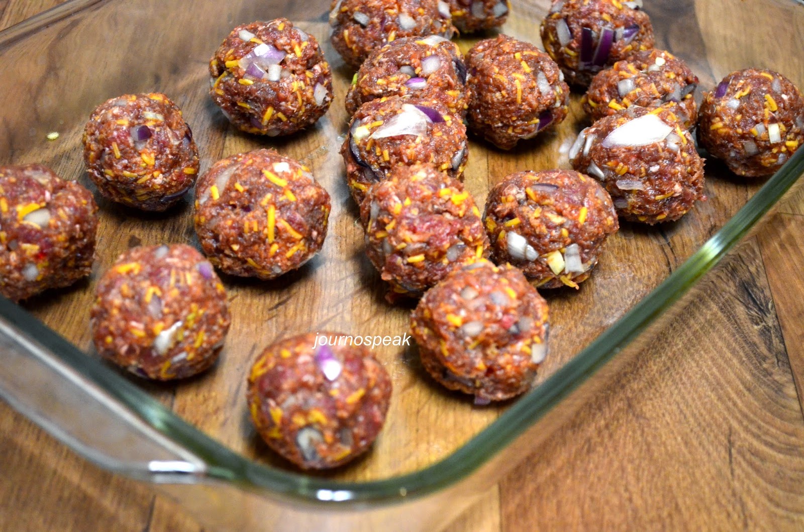 DOUBLE CHEESE KANGAROO MEAT BALLS JOURNOSPEAK