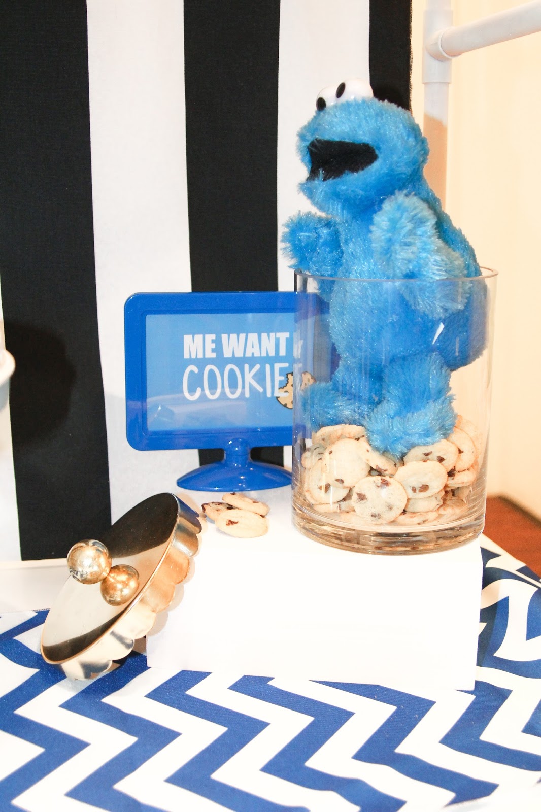 Cookie Monster Birthday Party by popular party blogger Celebration Stylist