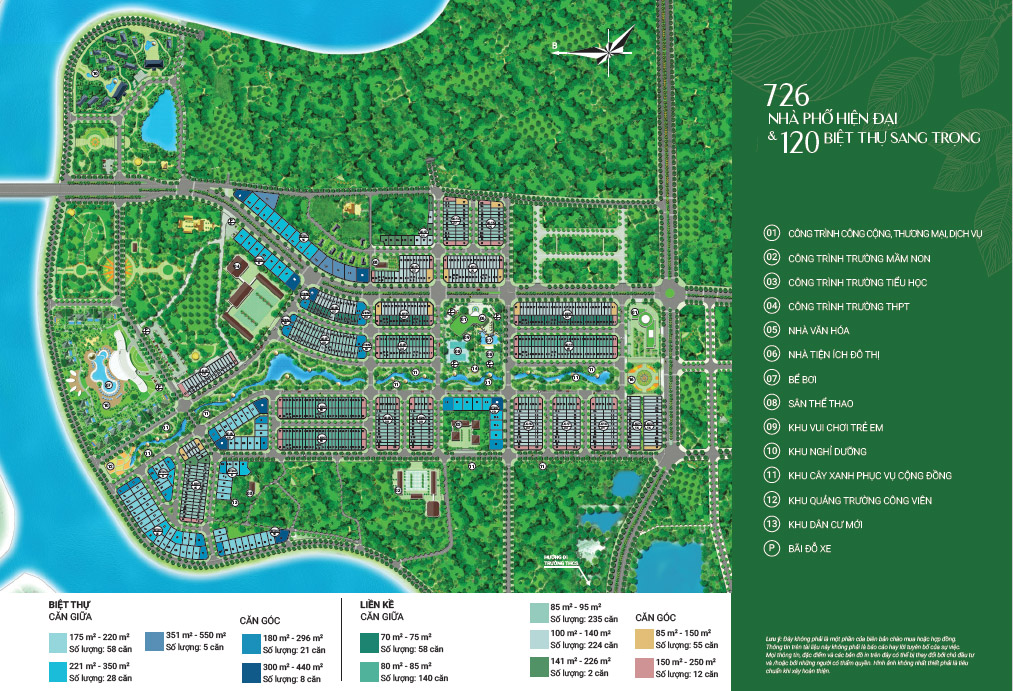 mặt bằng tổng thể dự án River Silk City
