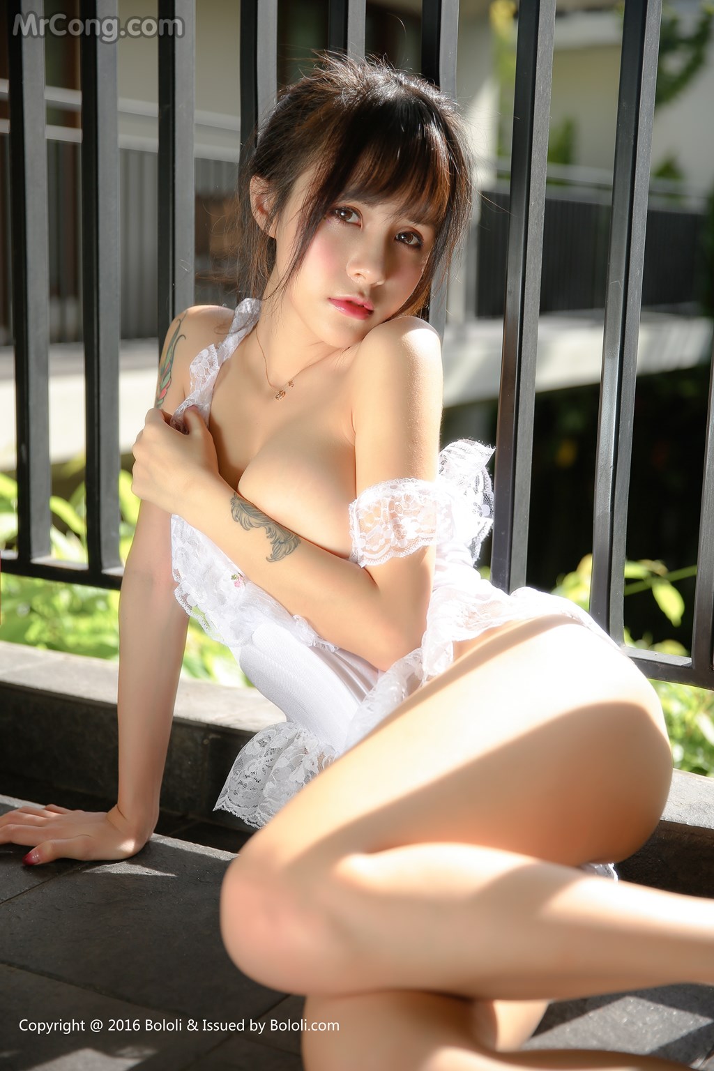 BoLoli 2017-03-05 Vol.026: Model Xia Mei Jiang (夏 美 酱) (43 photos)