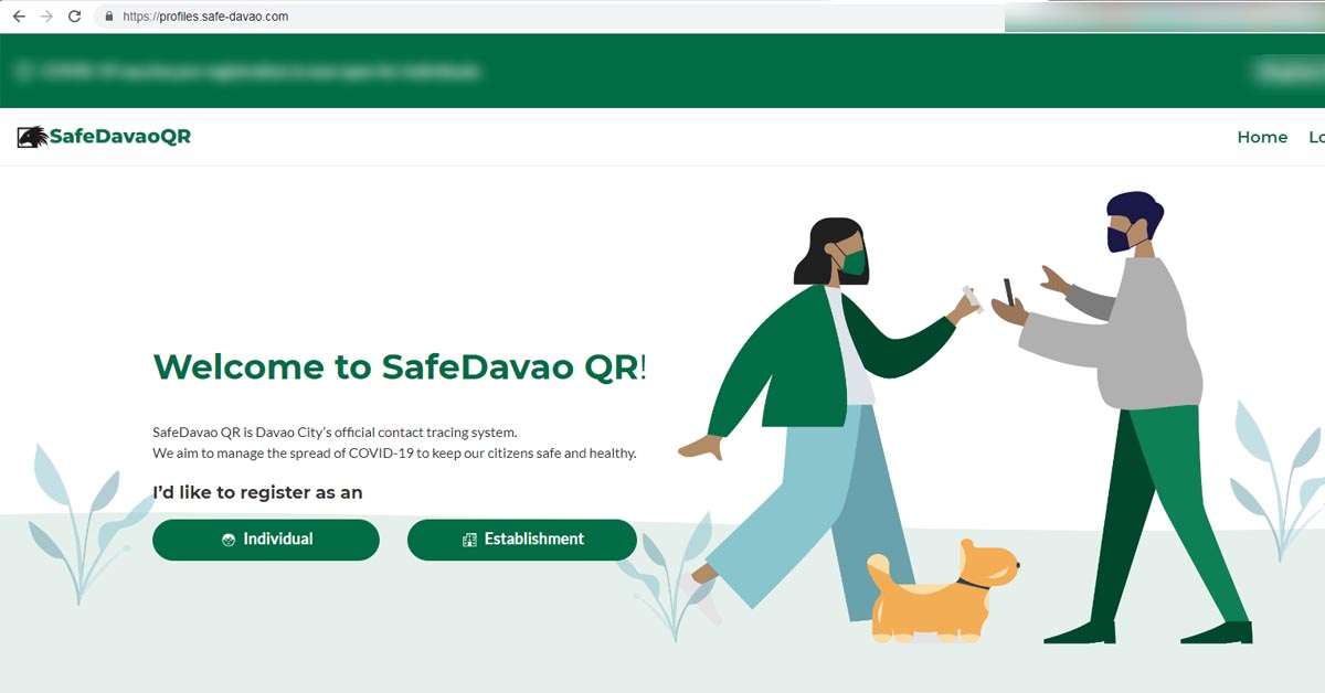 Safe Davao QR Code Registration