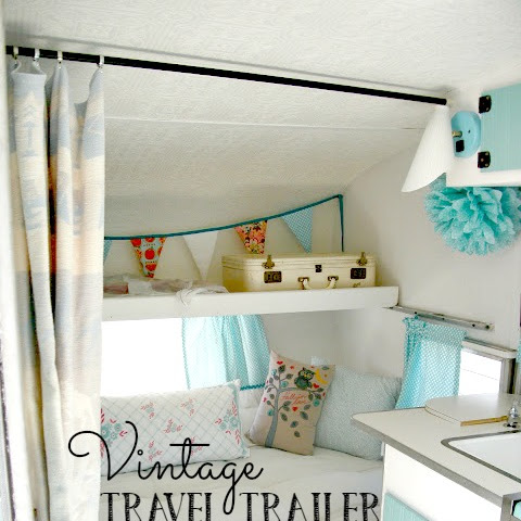 An Update on Maizy (My Little Vintage Trailer) - Interior Before and After